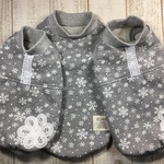 【h様オーダー品】雪の結晶柄 裏起毛 ３点