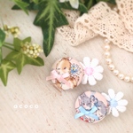 ♡2コセット♡うさぎちゃんヘアクリップ (小鳥ちゃんも一緒)