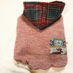 犬服　フレブルサイズ袖無しパーカー　【完成品】