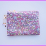 ◇◆Special Price◆◇　LIBERTY　Jenny's Ribbons　ジェニーズ・リボンズ　19L　ビニコのクリアポケットポーチ