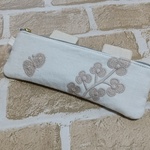 《mina perhonen》forest parade＊スリムペンケース＊white