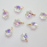 サンキャッチャー　雪の結晶【オーロラ】6個で330円