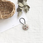 さくらんぼの刺繍ヘアゴム 30mm/1個＊4種