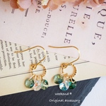 スワロフスキー シャボン玉ピアス 〈サージカルステンレス〉/14kgf SWAROVSKI
