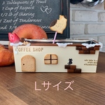 Lサイズ クッキー＆クリーム パウンド缶＊おかしのお家 おさんぽ猫ちゃん＊おまけ付き