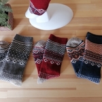 クリスマスSale!!✨¥1980→¥1700ふかふかウールの締め付けないくつ下 Nordic pattern ,  for ladies 