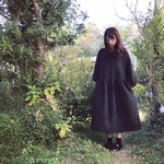 SALE！ 再販　魔女ワンピース　フランネル　パフスリーブ