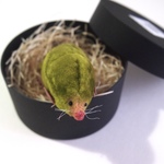 アズマモグラのぬいぐるみ<モスグリーン>