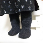 【今月のおすすめ】ソランちゃん ニット靴下 (濃いグレー)