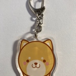 まるっとかわいいアクリルキーホルダー　柴犬
