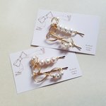 ❥❥ little lady ❥❥ ∞ワイヤーリボンヘアピン∞