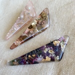 〈purple系〉三角ヘアクリップ