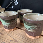 刷毛目焼酎カップ