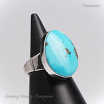 【yougo様オーダーメイド】スリーピングビューティーターコイズ シルバーリング Sleeping Beauty Turquoise