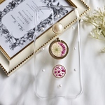 大人purple スマホリング付き 押し花iPhoneケース iPhone11 11pro 11pro maxスマホケース スマホカバー Android