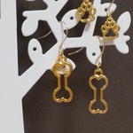 ほねピアス⭐️シンプル⭐️ゴールド