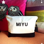 お名前orイニシャル刺繍撥水おむつポーチ♡
