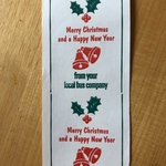 **イギリス クリスマス柄レジロール切売り**
