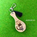 スプーンチャーム「黒猫」