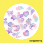 パーツ  レジンパーツ【レインボー】