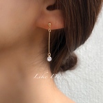 Zirconia swing ピアス