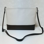 nsc様ご予約品 合皮ミニショルダー オフホワイト×ダークブラウン