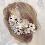 再販✨アネモネ✨ヘッドドレス★ウエディング★ナチュラル★ガーデン★結婚式★花嫁★卒業式★ヘアアクセサリー★ヘッドパーツ★マタニティフォト★成人式