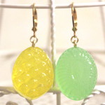 ドロップCandyピアス:) れもん・メロン味