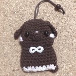 [再販]茶色いぬのキーカバー