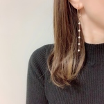 オーバルフープとパールチェーン
