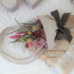   Bouquet in a bag　calm pink