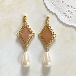 ダイヤとしずくのピアス