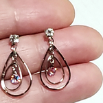 スワロフスキー3㎜シンプルチタンひと粒ピアス☆