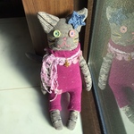 ソックキャット  ☆ ノルディック灰色ねこちゃん