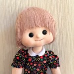 母の手作り人形　女の子ワンピース７