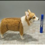 羊毛フェルト　犬　コーギー　ウェルシュ・コーギー　犬フィギュア