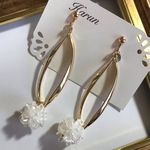 Harun♡パールボール×ゴールドフープピアス♡イヤリング