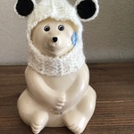 しろくま貯金箱   ねずみ帽