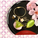 春を先取り❀桜もちキーホルダー