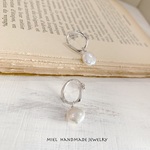 〜belleza〜silver925ニュアンスカルマ＆淡水パールシルバーピアス