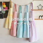 【b08ab03様オーダー品】一人で着られる☆シンプル＆可愛いキッズ 子供エプロン＆三角巾 ２点セット
