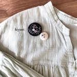 刺繍ブローチ　2個セット