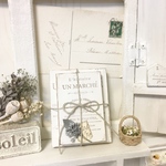 アンティーク風な木製洋書2冊set❁