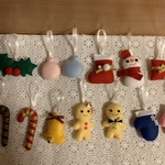 フェルト　クリスマス　オーナメント①