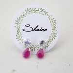 SILVER925 ruby pierce[kgf3198]