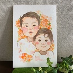 ふんわりインテリア似顔絵