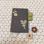 ほぼ日手帳カバー オリジナルサイズ ミナペルホネン bonheur ファブリック使用