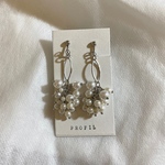 silver Perls earring/pierce