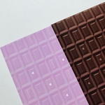 送料無料　オリジナル　デザインペーパー　チョコレート　２色セット