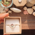13号【サイズ調整不可】《silver925》bi-color tourmaline ring❤︎